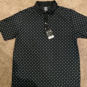 FootJoy Lisle Deco Print Athletic Fit XL Men’s Golf Polo